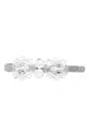 Simone Rocha Women's Mini Silvertone & Glass Crystal Hair Clip