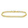 Amour 4.1mm Curb Chain Bracelet In 14k Yellow Gold In Yellow