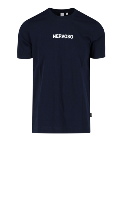 Aspesi 'nervoso' Short-sleeve T-shirt In Blue