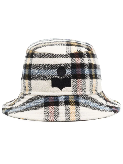 ISABEL MARANT HALEY CHECK BUCKET HAT