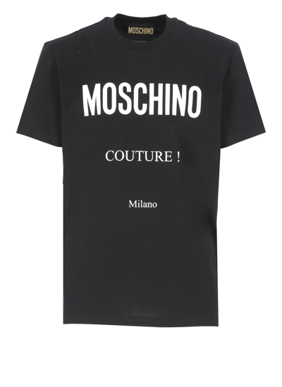 Moschino T-shirt With Logo In Black