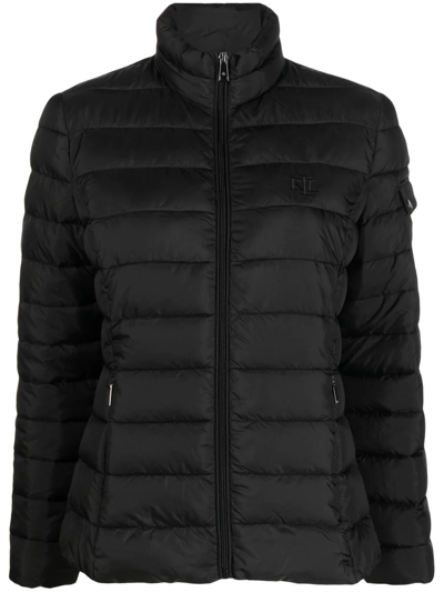 Lauren Ralph Lauren Recycled Polyester Puffer Jacket In Black