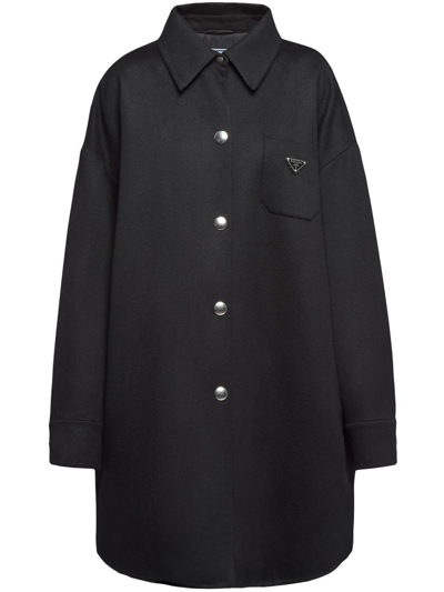 Prada Keshigora Wool-lined Jacket In Black