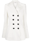 Philosophy Di Lorenzo Serafini Single-breasted Tailored Blazer In White