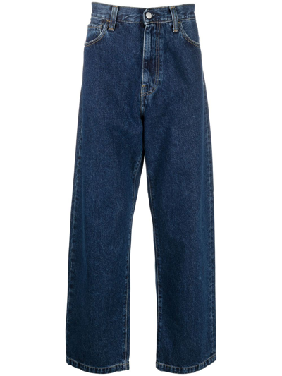 Carhartt Mid-rise Straight-leg Jeans In Blue