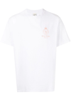 SPORTY AND RICH LOGO-PRINT COTTON T-SHIRT