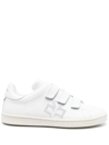 ISABEL MARANT PERFORATED-LOGO TOUCH-STRAP SNEAKERS