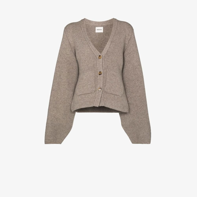 KHAITE KASCHMIRCARDIGAN MIT V-AUSSCHNITT,8267600K60016666359