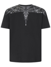 Marcelo Burlon County Of Milan Marcelo Burlon Wings-print Cotton T-shirt In Black