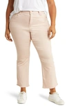 Wit & Wisdom 'ab'solution Mid Rise Crop Pants In Rose Smoke