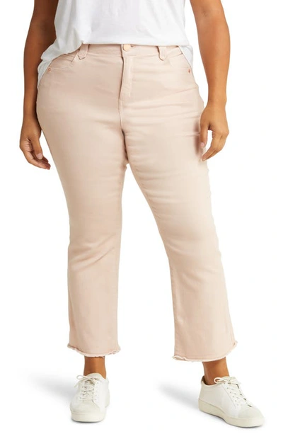 Wit & Wisdom 'ab'solution Mid Rise Crop Pants In Rose Smoke