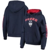 Colosseum Navy Uconn Huskies Loud And Proud Pullover Hoodie In Navy