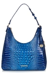 Brahmin Tabitha Ombre Melbourne Leather Shoulder Bag In Vistablue