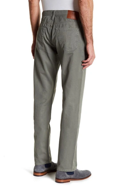 Ag Graduate Tailored Leg Pants In Cypress Green