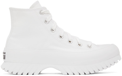 Converse White Lugged Chuck Taylor All Star 2.0 Sneakers In White/egret/black