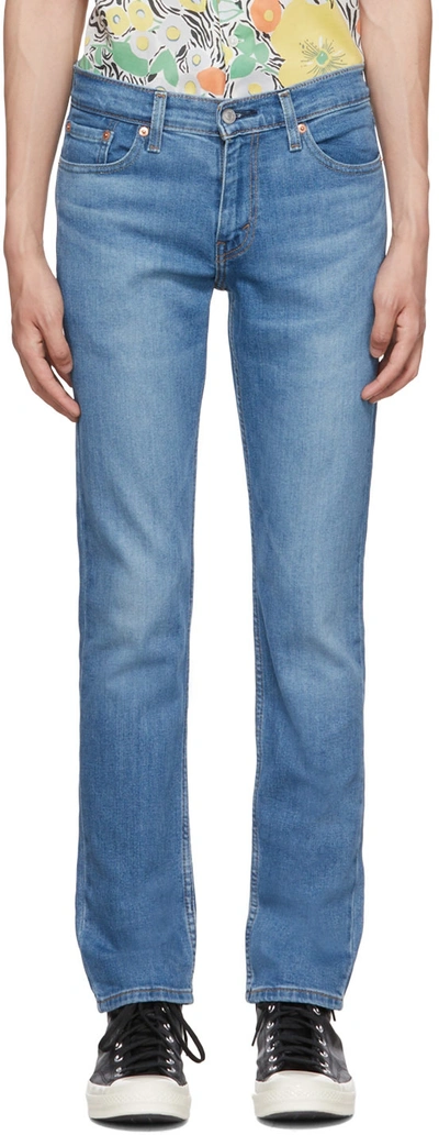 Levi's Blue 511 Slim Jeans In Begonia Overt Adv
