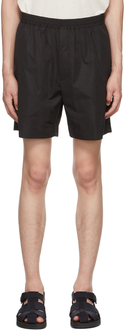 The Row Ssense Exclusive Black Gerhardt Shorts