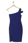 Likely Packard One-shoulder Sheath Dress In Blpt