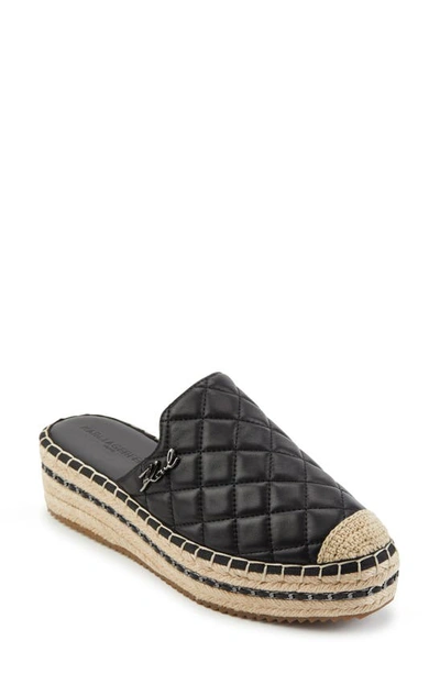 Karl Lagerfeld Devra Platform Mule In Black