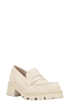 Marc Fisher Ltd Latika Platform Loafer In Ivory