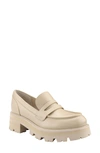 Marc Fisher Ltd Latika Platform Loafer In Taupe