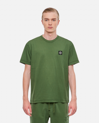 Stone Island T-shirt  Men Color Olive In Green