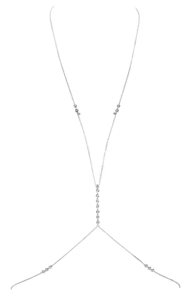 Lili Claspe Anais Body Chain In Silver