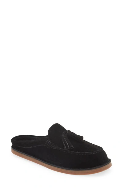 Jeffrey Campbell Wrkathome Mule In Black Suede