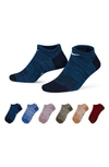 Nike 6-pack Everyday Lightweight No-show Training Socks In Multicolor