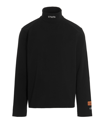 Heron Preston Logo-embroidered Long-sleeve T-shirt In Black