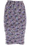 Isabel Marant Juno Floral Print Skirt In Multicolor