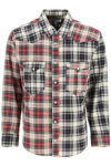 Isabel Marant Marty Checked Cotton-flannel Shirt In Multicolor