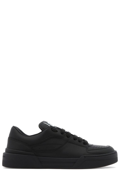 Dolce & Gabbana Roma Low Sneakers By , Designed With The Idea Of Fully Representing A In Black