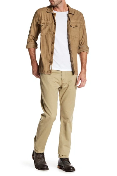Ag Graduate Tailored Leg Pants In Colonial Beige