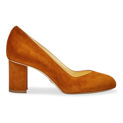 Sarah Flint Perfect Round Toe Pump 70 In Brown