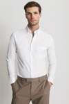 Reiss Greenwich Slim Fit Oxford Shirt In White