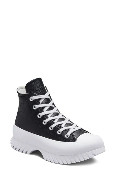 Converse Black & White Chuck Taylor All Star Lugged 2.0 High Sneakers