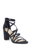 Jessica Simpson Stassey Cage Sandal In Navy