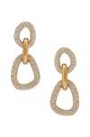 Cult Gaia Reyes Drop Earrings In Gold Clear