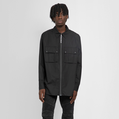 Balmain Shirt In Black Cotton