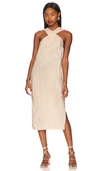 Song Of Style Nalani Midi Dress In Blush