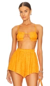 Camila Coelho Estee Top In Orange