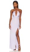 L'academie Prisca Gown In Lavender