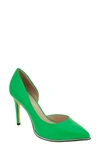 Bcbgeneration Harnoy Point Toe Pump In Green