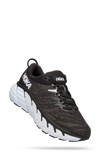 Hoka Gaviota 4 Wide Running Shoe In Black