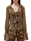 Blumarine Shirt In Green