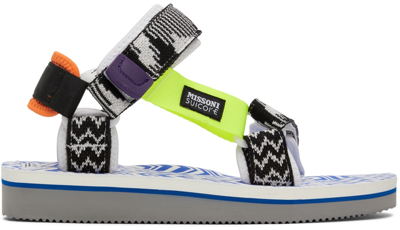 Suicoke Multicolor Missoni Edition Depa Sandals In White