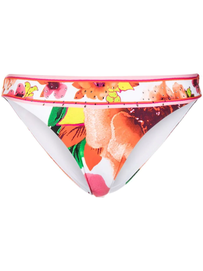 Camilla Pretty As A Poppy Bikini Bottoms In Weiss