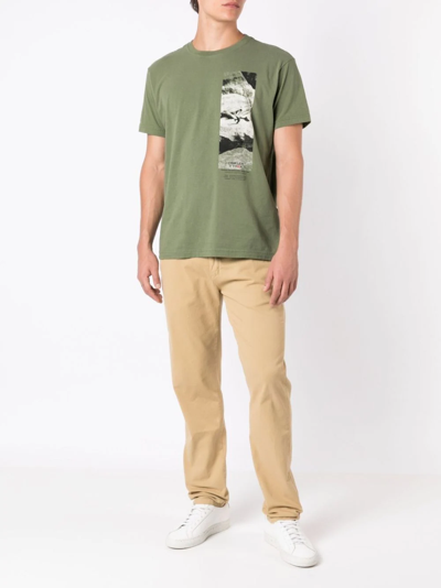 Osklen Graphic-print Cotton T-shirt In Green