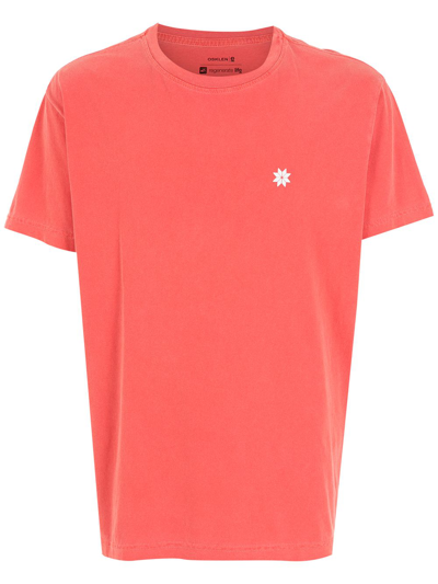 Osklen Graphic-print Cotton T-shirt In Orange
